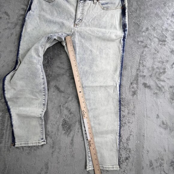 G by Giuliana Jeans Women's 16P Laguna Wash Blue G-Sculpt Straight Denim Lycra - Picture 7 of 16